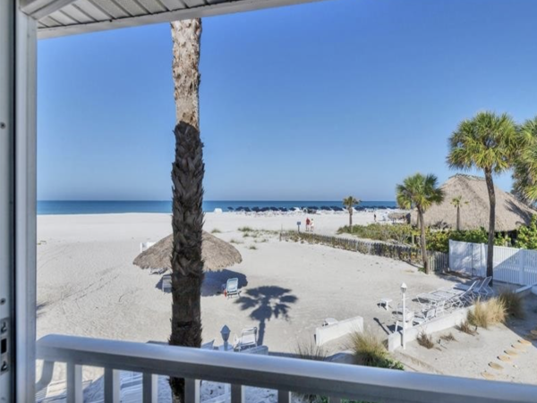 Walk right onto the sand